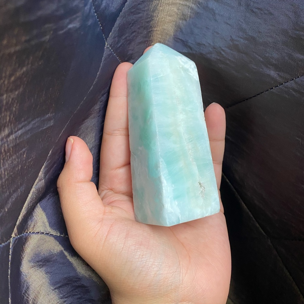 ✨ON SALE✨🌊Blue Caribbean Calcite Tower